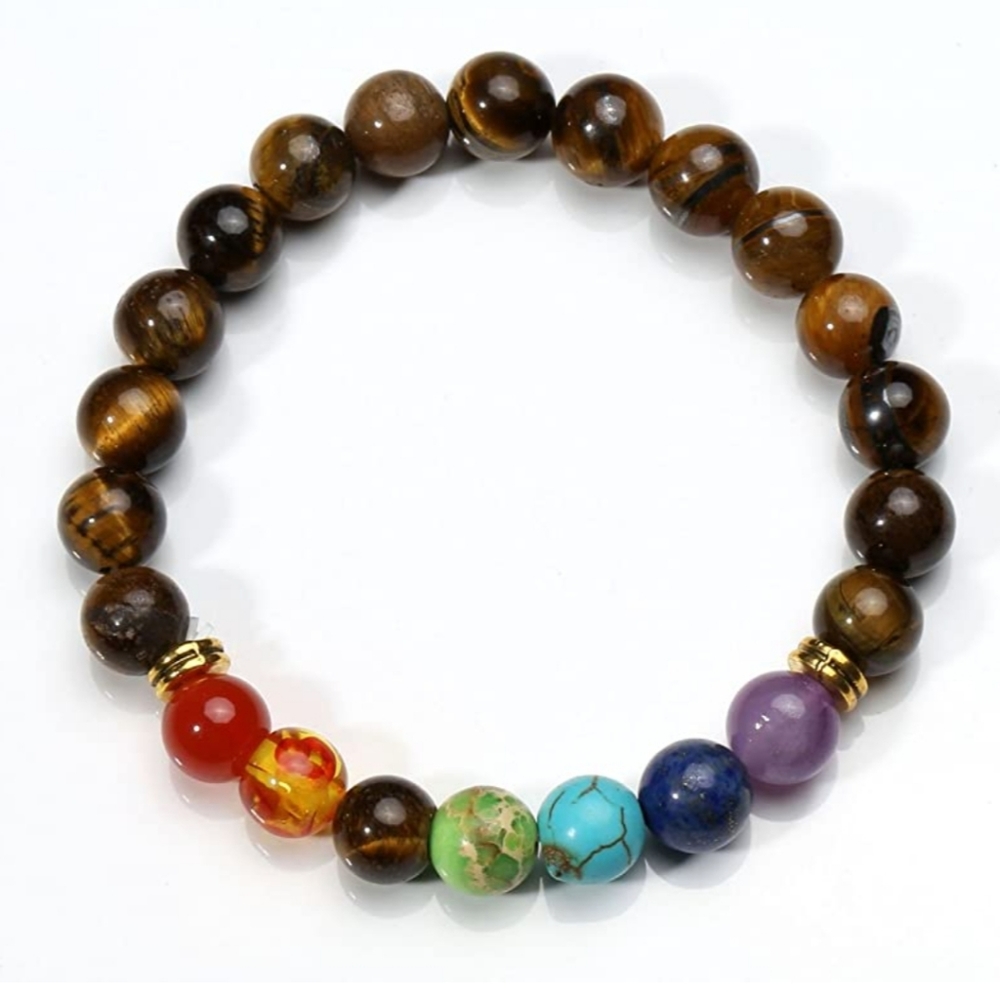 7pcs7 Chakra Diffuser Bracelets Set for Women Men Healing Meditation stone beads